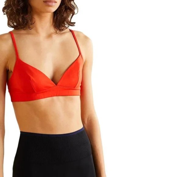 Ernest Leoty Corset Sports Bra / Bikini Top Red (Medium) - Picture 1 of 5